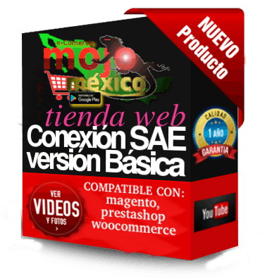 Conector SAE-aspel con Tienda Web Basico